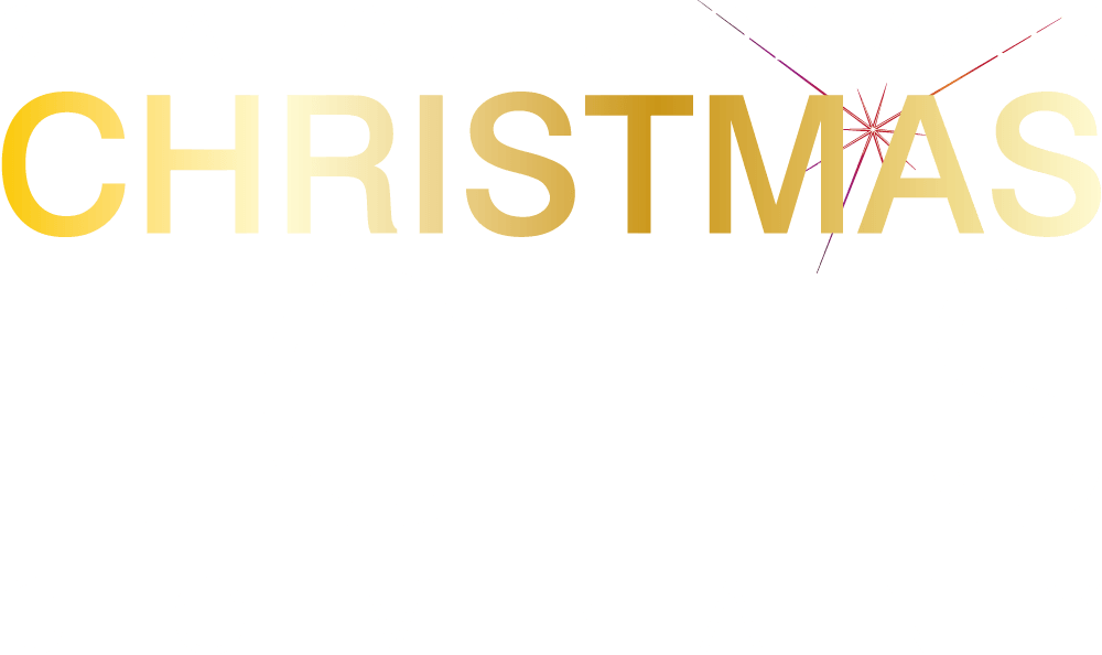 Christmas Lights Logo Text